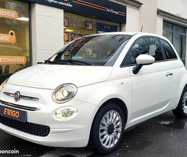 FIAT 500 1.2 69 CH LOUNGE / CARPLAY / REGULATEUR DE VITESSE / RADARS DE RECUL