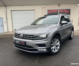 VW TIGUAN (3) 2.0 TDI 150 CH DSG7 CARAT EXCLUSIVE / 1°MAIN / TOIT OUVRANT / SIEGES CHAUFFANTS / LED / GPS / CAMERA / ENTRETIEN VW / GARANTIE 6 MOIS