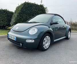 VOLKSWAGEN NEW BEETLE CABRIOLET VOLKSWAGEN NEW BEETLE PHASE 2 CABRIOLET / 1.6 ESSENCE 102 CH