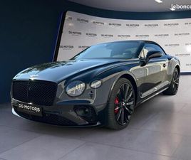 BENTLEY CONTINENTAL GTC SPEED BENTLEY CONTINENTAL GT GTC W12 6.0 659CH SPEED