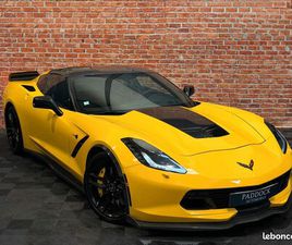 CORVETTE C7 CABRIOLET STINGRAY CHEVROLET CORVETTE C7 TARGA STINGRAY 6.2 V8 466CV - VELOCITY YELLOW - PACK Z51 - KIT Z06 - SIÈGES COMPETITION - IMMAT FRANCE