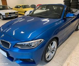 BMW SERIE 2 CABRIOLET 220 BMW 220I CABRIOLET PACK M BLEU ESTORIL TBEG