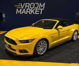 FORD GT MUSTANG 5.0 V8 421CH CABRIOLET - ECHAPPEMENT AVEC CLAPETS – MANUELLE - 22000KM