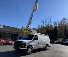 2012 FORD E350 VERSALIFT BUCKET CARGO VAN