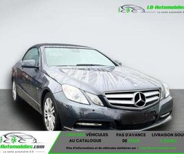 MERCEDES CLASSE E CABRIOLET E 200 MERCEDES CLASSE E CABRIOLET 200 BVA