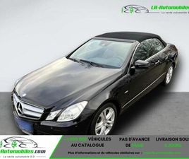 MERCEDES CLASSE E CABRIOLET E 250 MERCEDES CLASSE E CABRIOLET 250 CDI BVA