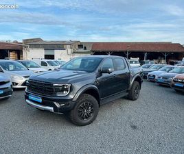 FORD RANGER RAPTOR 3.0 V6 292CV 4WD BVA10 DOUBLE CABINE SANS MALUS SANS TVS