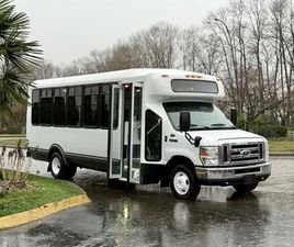 FORD E450 USED 2014 FORD E450 SUPER DUTY 25-PASSENGER BUS WITH FRONT AND REAR AIR CONDITIONING