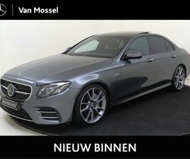 MERCEDES-BENZ E-KLASSE AMG 43 4MATIC PREMIUM PLUS / PANORAMADAK / 20 INCH / RIJASSISTENTIE / DISTRONIC / ZONNESCHERMPAKKET / EL. TREKHAAK / CARBON / VOL!