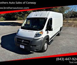 2017 RAM PROMASTER 3500 159 WB 3DR HIGH ROOF EXTENDED CARGO VAN