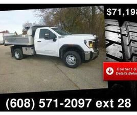 2026 GMC 3500HD 4X4 9' STAINLESS STEEL DUMP TRUCK