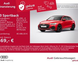 AUDI A3 S LINE 30TFSI S TRONIC