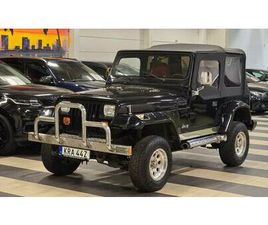 JEEP WRANGLER 4.0 4WD,AUTOMAT, LÅGMIL,FINT SKICK, NYBESIKTIGAD