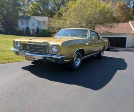 CHEVROLET MONTE CARLO SINGLE-FAMILY-OWNED 1970 CHEVROLET MONTE CARLO WITH A 402 V8