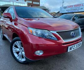 LEXUS RX RX 450H 3.5 450H V6 SE-I CVT 4WD EURO 4 (START/STOP) 5DR