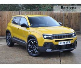 JEEP AVENGER 2024 JEEP AVENGER 1.2 GSE SUMMIT E-HYBRID 48V AUTO