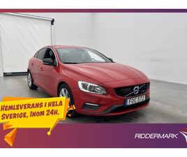 VOLVO S60 D4 R-DESIGN VOC VÄRMARE LÄDER/ALCANTARA DRAG