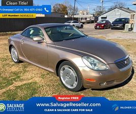 LEXUS SC SC 430 2002 LEXUS SC 430 CONVERTIBLE