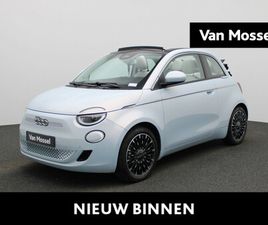 FIAT 500C FIAT 500E CABRIOLET 500E LA PRIMA | NAVIGATIE | PARKEERSENSOREN | LEDEREN BEKLEDING | CAMERA | STOELVERWARMING | LMV 17 | APPLE CARPLAY / ANDROID AUTO | JBL SO