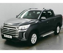 SSANGYONG MUSSO KGM / SSANGYONG MUSSO 2.2D REBEL 4WD 202 BHP DOUBLE CAB PICKUP EURO 6 ULEZ FREE