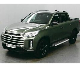 SSANGYONG MUSSO KGM / SSANGYONG MUSSO 2.2D SARACEN 4WD AUTOMATIC 202 BHP DOUBLE CAB PICKUP EURO 6 ULEZ FREE