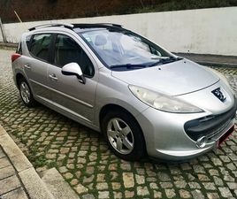 PEUGEOT 207 SW PEUGEOT 207 SW 1.4I 95CV SPORT - NACIONAL - GASOLINA / GPL - TETO PANORAMICO SETEMBRO/08