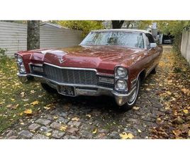 CADILLAC DEVILLE 1968 CADILLAC DEVILLE ROUGE FONCÉ AUTOMATIQUE, 3 VITESSES...