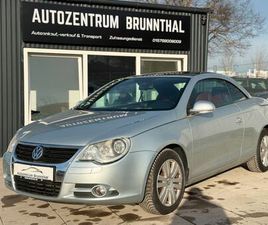 VOLKSWAGEN EOS 2.0 TURBO CABRIO/TÜV 10-26/LEDER ROT/2-HAND