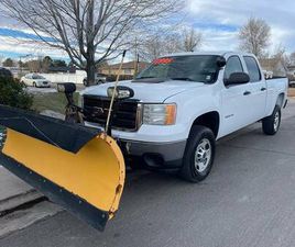 2013 GMC SIERRA 2500HD WORK TRUCK CREW CAB 4WD SNOW PLOW ONE OWNER