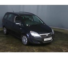 VAUXHALL ZAFIRA 1.6 16V EXCLUSIV MPV 5DR PETROL MANUAL EURO 5 (115 PS)