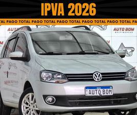 VOLKSWAGEN SPACEFOX VOLKSWAGEN SPACEFOX 1.6/ 1.6 TREND TOTAL FLEX 8V 5P 2012