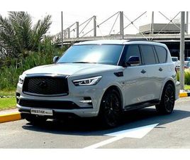 INFINITI QX80 GCC 2019 NARDO GREY UNIQUE INTERIOR DESIGN BY MBS