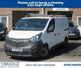 VAUXHALL VIVARO 2016 16 VAUXHALL VIVARO 1.6 CDTI 2900 ECOFLEX PANEL VAN 5DR DIESEL MANUAL L1 H1