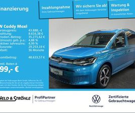 VOLKSWAGEN CADDY UTILITAIRE VOLKSWAGEN CADDY MAXI LIFE 2.0 TDI DSG 7SITZE LED PANO STHZ