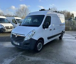 VAUXHALL MOVANO 2.3 CDTI 3500 L2H2 MWB MEDIUM ROOF RACKING WHITE MANUAL DIESEL 2