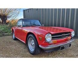 1973 TRIUMPH TR6 ROUGE MANUEL, 4 VITESSES CONDUITE À DROI...