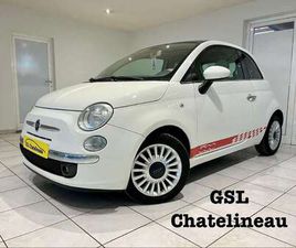 FIAT 500 1.3MULTIJET 95CV 2010 BLANCHE TOIT PANO/CLIM/RADIO