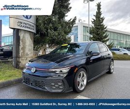 USED 2025 VOLKSWAGEN GOLF GTI AUTOBAHN, ONE OWNER, NO ACCIDENT