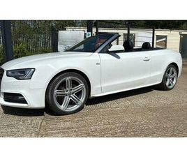 AUDI A5 CABRIOLET 2014 AUDI A5 2.0TDI 150 S LINE SPECIAL EDDITION CONVERTABLE SOFT TOP LOW MILEAGE CAR 70K CONVERTI...
