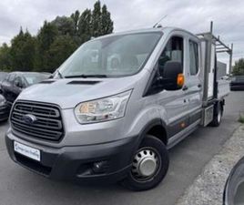 ② FORD TRANSIT DOUBLE CABINE BENNE 7 PLACES 1ÈRE MAIN GAR 12M — CAMIONNETTES & UTILITAIRES — 2EMEMAIN