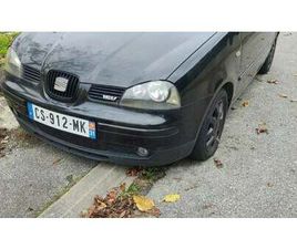 SEAT AROSA 2001 SEAT AROSA NOIR MANUEL, 5 VITESSES CONDUITE À GAUCHE...