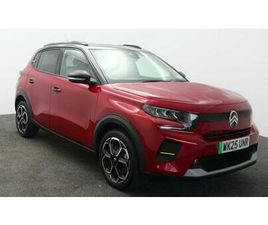 CITROEN C3 E-C3 STANDARD RANGE 44KWH MAX AUTO 5DR (7.4KW CHARGER)