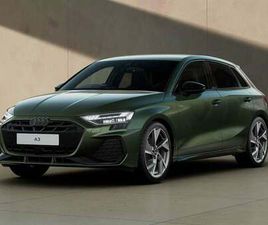 2025 AUDI A3 2.0 TDI BLACK EDITION SPORTBACK S TRONIC EURO 6 (START/STOP) 5DR HATCHBACK AUTOMATIC