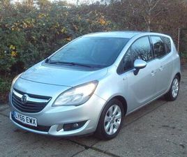 VAUXHALL MERIVA 2016 VAUXHALL MERIVA 1.4I 16V LIFE 5DR SILVER 39K MILES YEARS MOT WARRANTY MPV PETROL MANUAL