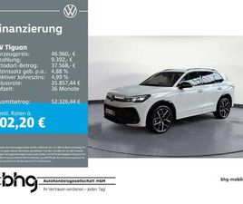 VOLKSWAGEN TIGUAN TIGUAN 2.0 TDI SCR 4MOTION DSG R-LINE *AHK*HEAD-UP*CARPLAY*