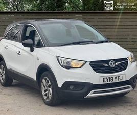 2018 VAUXHALL CROSSLAND X 1.2 TURBO TECH LINE NAV SUV 5DR PETROL MANUAL EURO 6 (START/STOP) (130 PS) HAT...