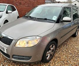SKODA ROOMSTER 2010 (10) 1.6 16V SE MPV 5DR PETROL MANUAL (167 G/KM 105 BHP)