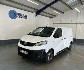 FIAT SCUDO 2022 FIAT SCUDO 1.5 MULTIJET 100 SX VAN PANEL VAN DIESEL MANUAL