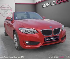BMW SERIE 2 CABRIO 220 BMW SERIE 2 CABRIOLET F23 220I 184 CH LOUNGE CLIMATISATION AUTOMATIQUE VOLANT SPORT GARANTIE 12 MOIS