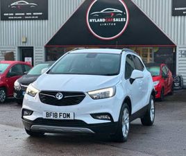 2018 VAUXHALL MOKKA X 1.4I TURBO ECOTEC DESIGN NAV SUV 5DR PETROL MANUAL EURO 6 (START/STOP) (140 PS) HA...